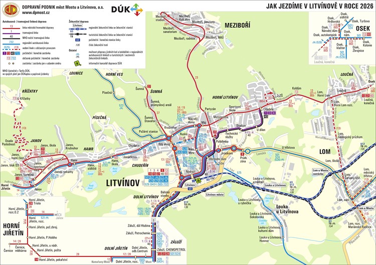 Schéma MHD Litvínov