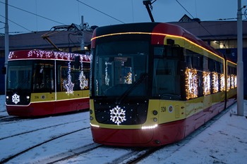 vánoční tramvaj 2025
